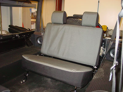 Defender 90 rear seat